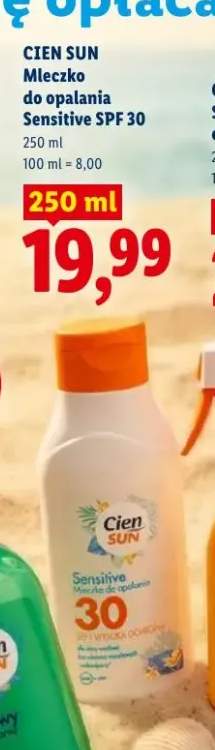 Mleczko do opalania Sensitive SPF 30 Cien Sun