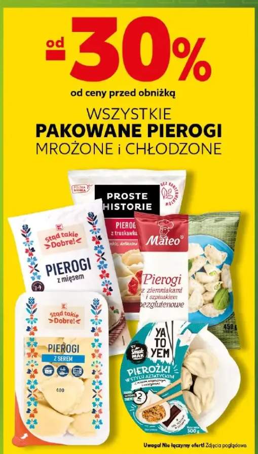 Pierogi z ziemniakami i szpinakiem bezglutenowe Mateo