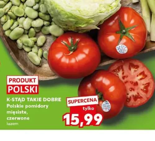 Pomidory mięsiste czerwone polskie K-Stąd Takie Dobre