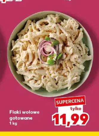 Flaki wołowe gotowane