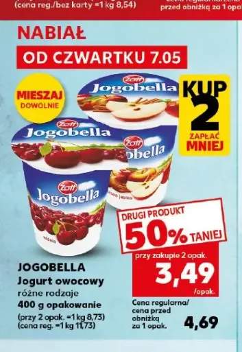 Jogurt owocowy Jogobella