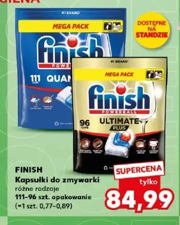 Kapsułki do zmywarki Finish Ultimate Plus