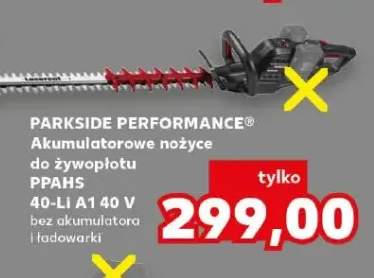 Akumulatorowe nożyce do żywopłotu PARKSIDE PERFORMANCE PPAHS 40-Li A1 40V