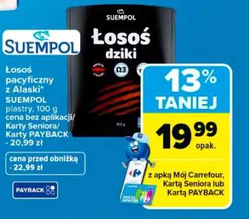Łosoś pacyficzny z Alaski SUEMPOL plastry