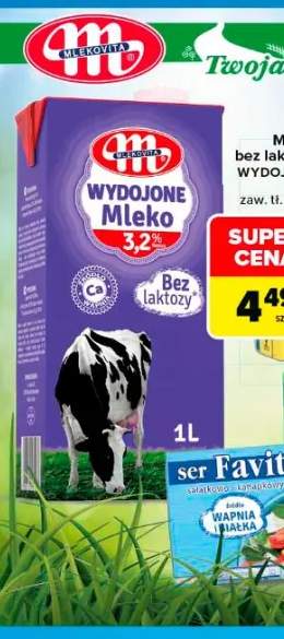 Mleko bez laktozy WYDOJONE 3,2%