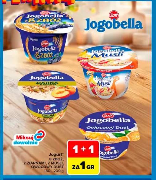 Jogurt Jogobella 8 zbóż