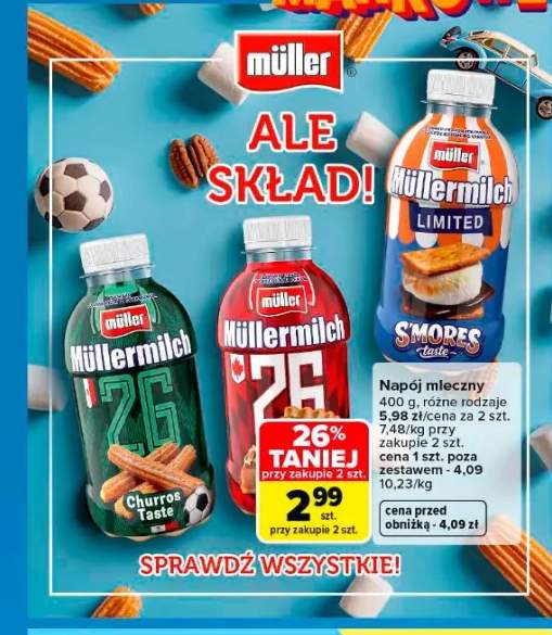 Napój mleczny Müllermilch S'mores Taste