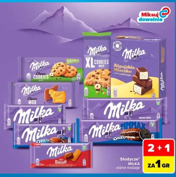 Ciastka Milka Choco Moo