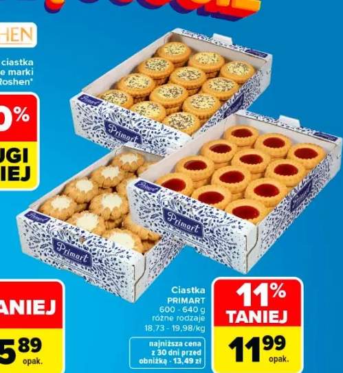Ciastka Primart 600-640g