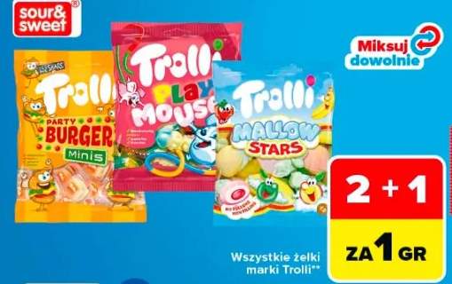 Żelki Trolli Mallow Stars