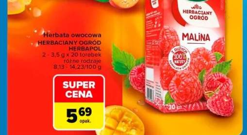 Herbata owocowa HERBACIANY OGRÓD HERBAPOL Malina