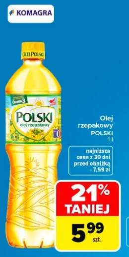 Olej rzepakowy Polski