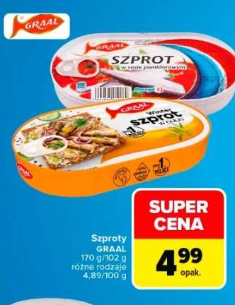 Szprot w oleju GRAAL