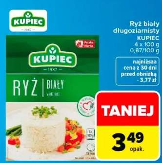 Ryż biały długoziarnisty Kupiec