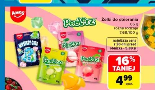 Żelki do obierania Peelerz AMOS