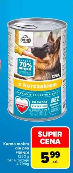 Karma mokra dla psa z kurczakiem Frendi