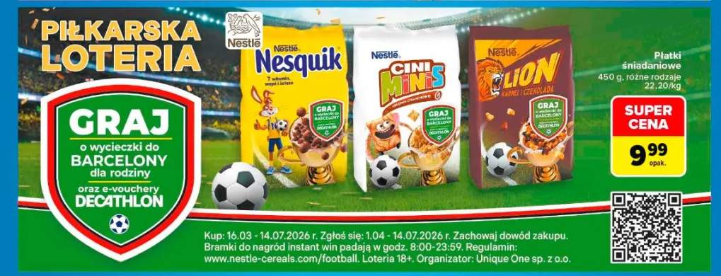 Płatki śniadaniowe Nesquik Nestle