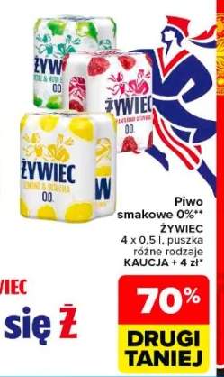 Piwo bezalkoholowe Żywiec Salty 0.0% 4-pak 0,5l