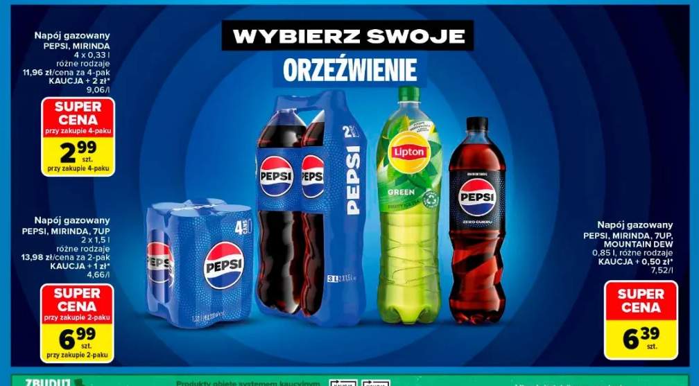 Napój gazowany Pepsi 2-pak 1,5l