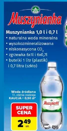 Woda mineralna Muszynianka