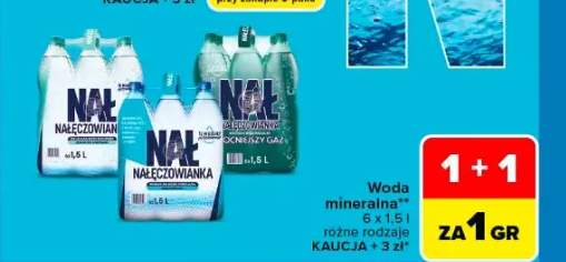 Woda mineralna NAŁĘCZOWIANKA 6-pak 1,5l