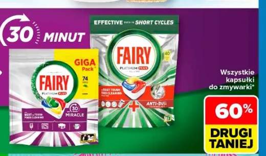 Kapsułki do zmywarki Fairy Platinum Plus Anti-Dull