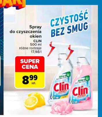 Spray do czyszczenia okien Clin Lemon
