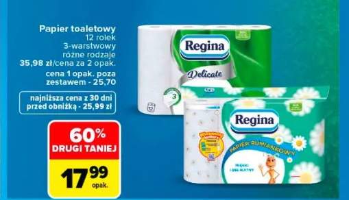 Papier toaletowy Regina 3-warstwowy
