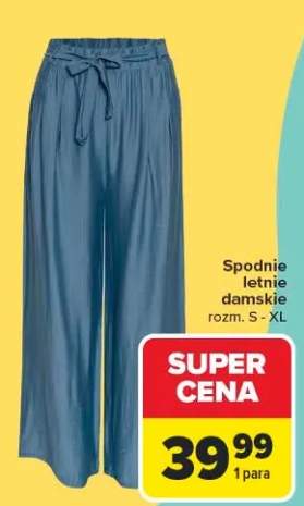 Spodnie letnie damskie rozm. S-XL