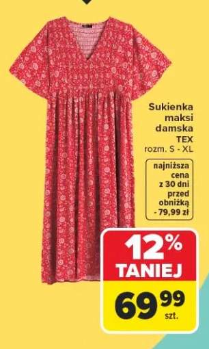 Sukienka maksi damska TEX rozm. S-XL