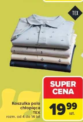Koszulka polo chłopięca TEX