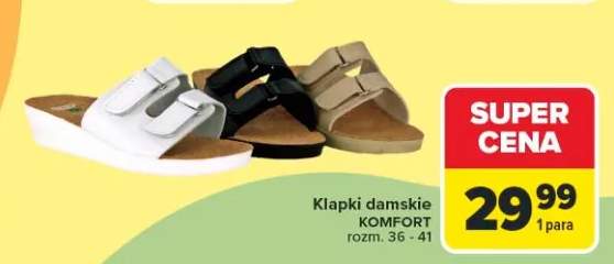 Klapki damskie KOMFORT