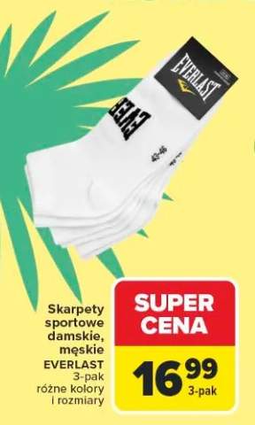 Skarpety sportowe damskie EVERLAST 3-pak