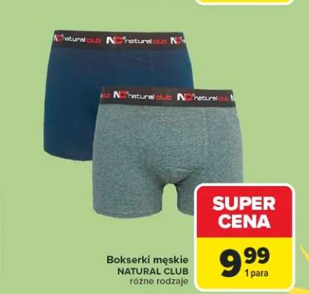 Bokserki męskie NATURAL CLUB