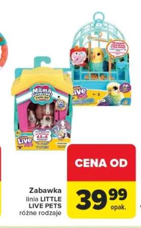 Zabawka linia LITTLE LIVE PETS