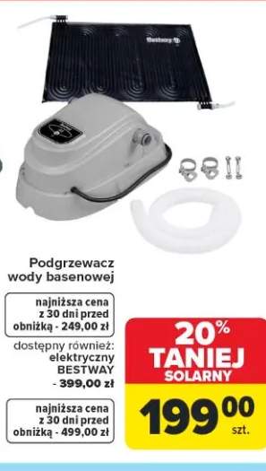Podgrzewacz wody basenowej solarny BESTWAY