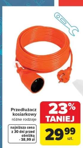 Przedłużacz kosiarkowy