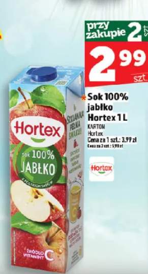 Sok 100% jabłko Hortex