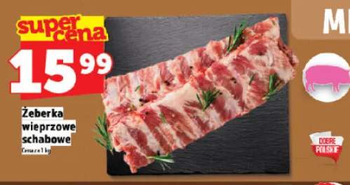 Żeberka wieprzowe schabowe