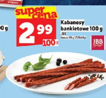 Kabanosy bankietowe JBB