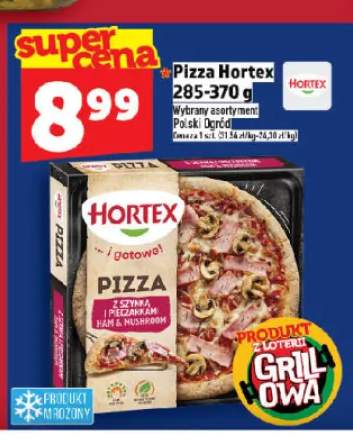 Pizza Hortex z szynką i pieczarkami