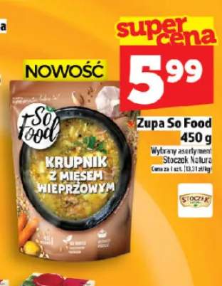 Zupa So Food Krupnik z mięsem wieprzowym