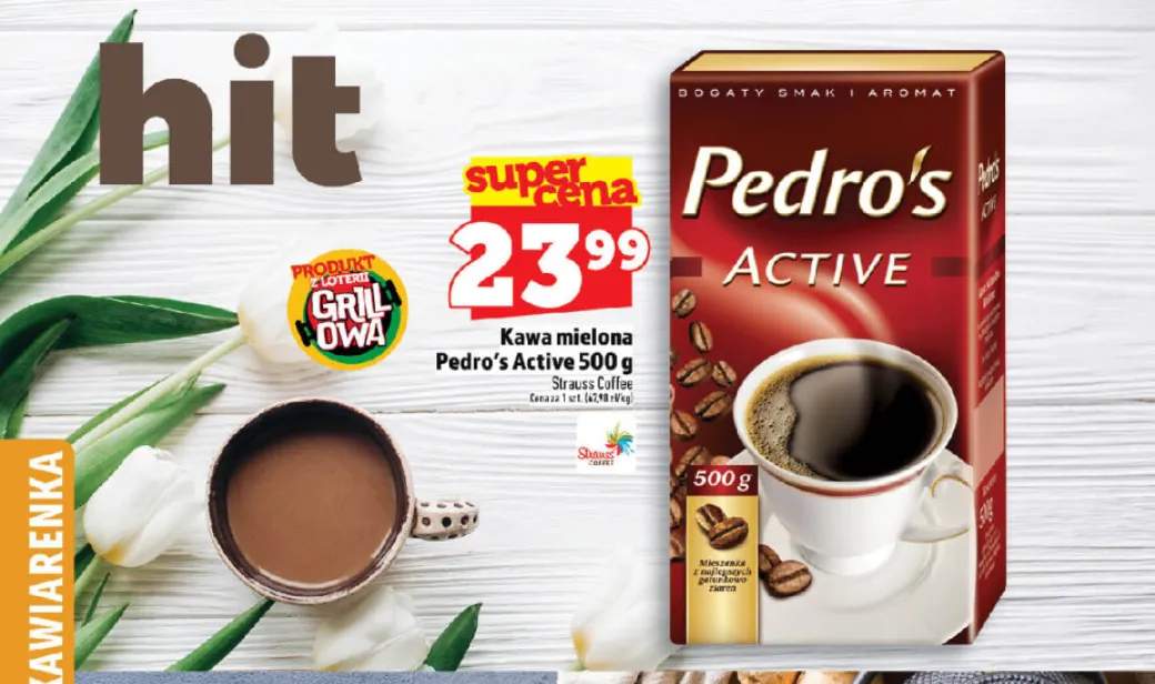 Kawa mielona Pedro's Active