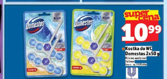 Kostka do WC Domestos Ocean 2-pak 50g
