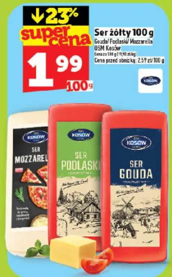 Ser żółty Gouda OSM Kosów