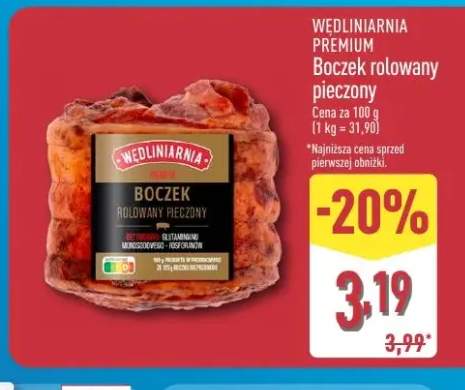 Boczek rolowany pieczony Wędliniarnia Premium