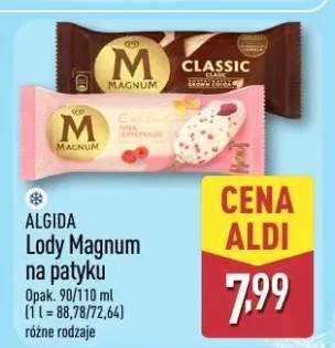 Lody Magnum na patyku Algida