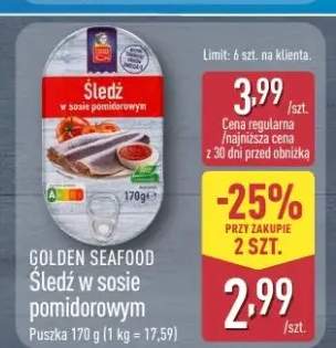 Śledź w sosie pomidorowym Golden Seafood