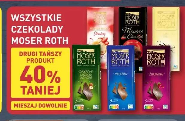 Czekolada Mleczna Moser Roth