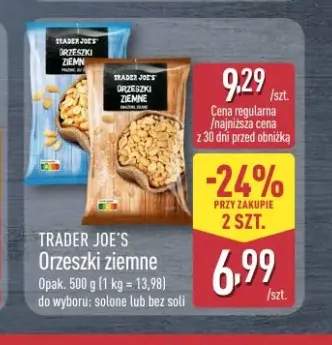 Orzeszki ziemne solone Trader Joe's